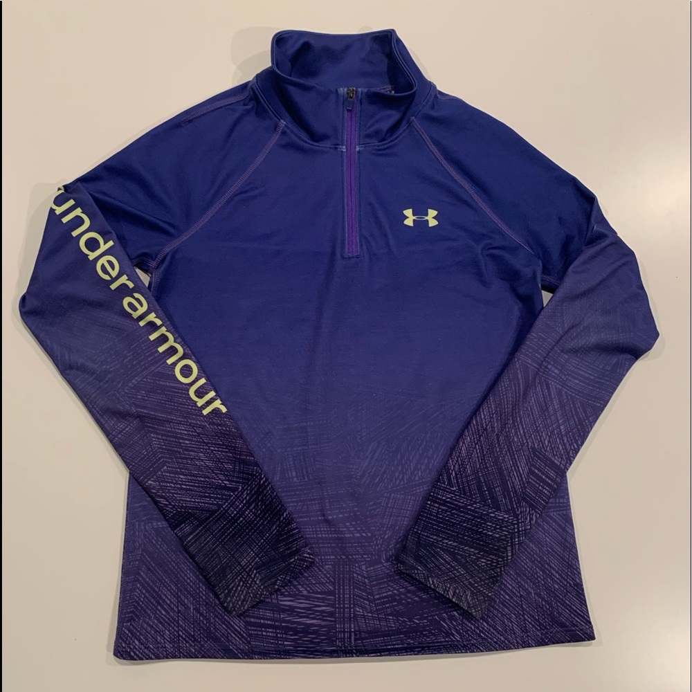 Purple Quarter Zip Pullover Under Armour